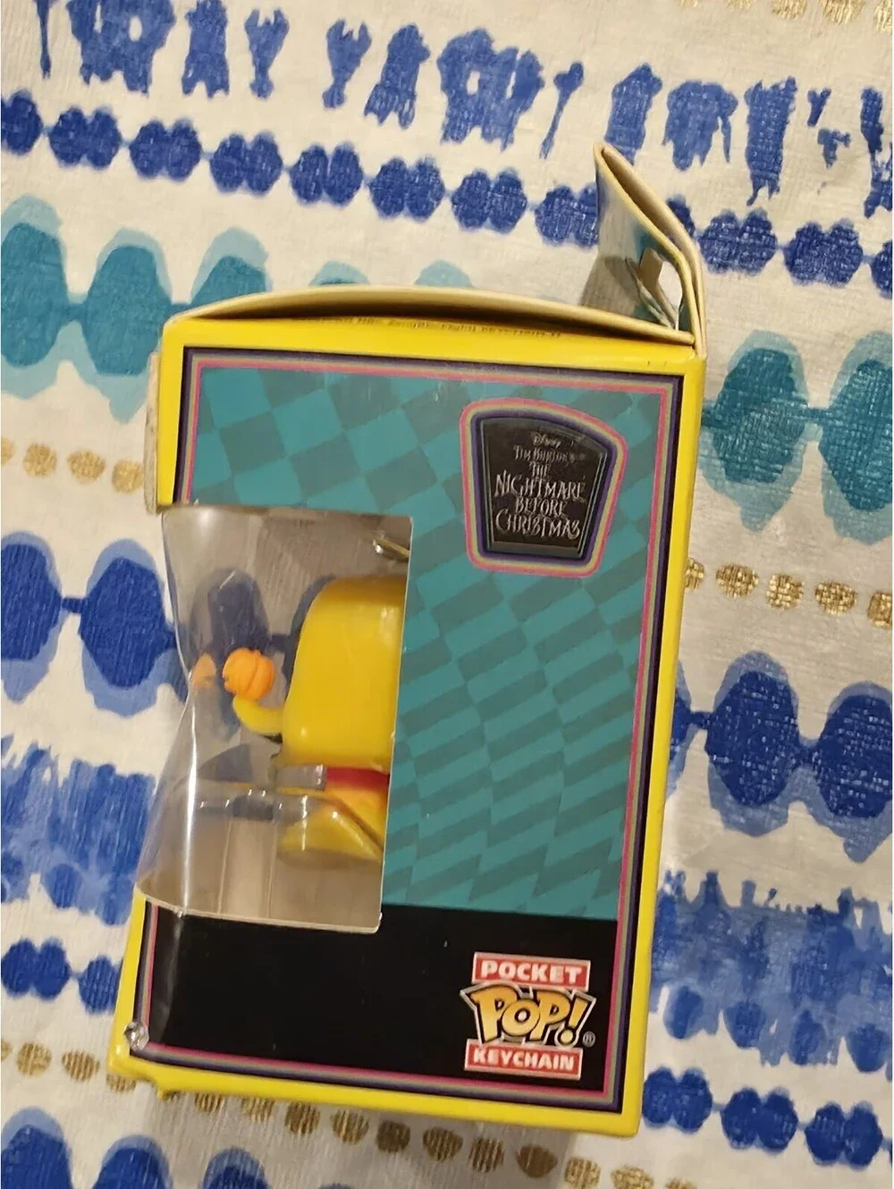 FUNKO POP POCKET KEYCHAIN DISNEY THE NIGHTMARE BEFORE CHRISTMAS ZERO BLACKLIGHT